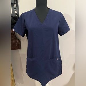 FIGS navy scrub top size XS